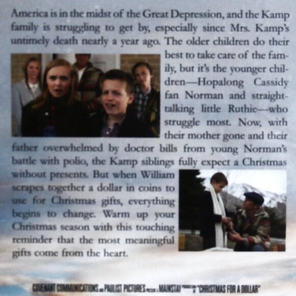 CHRISTMAS FOR A DOLLAR DVD Inspired by a True Story, The Most Meaningful Gifts.. - Picture 3 of 5